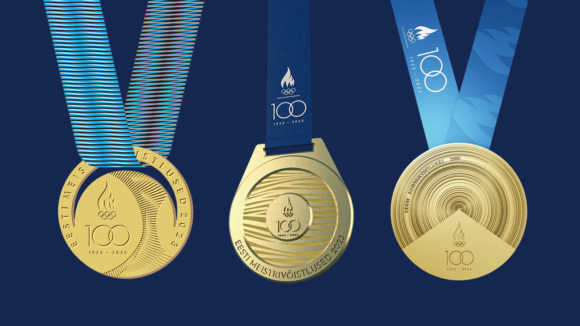 vali EOK 100 medali kujundus